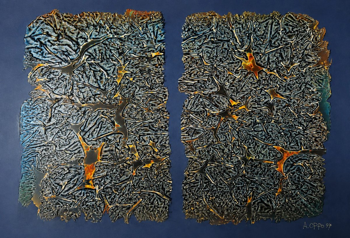 ASO-0467, Denominazione catalografica dell’Archivio: Dittico stellare, Augusto Salvatore Oppo